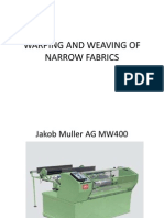 Warping & Weaving of Narrow Fabrics