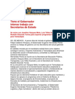 com0996 131206 Tiene el Gobernador Eugenio Hernández intenso trabajo con Secretarios de Estado