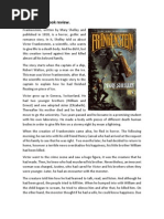 Frankenstein Book Review