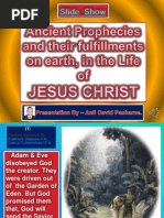 Prophecies of Jesus Christ's Life On Earth. (In 44 Slides)