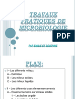 Milieux Culture Microbiologie