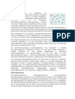 Propiedades Magneticas Analisisi Delos Tipos de Materiales Magneticos