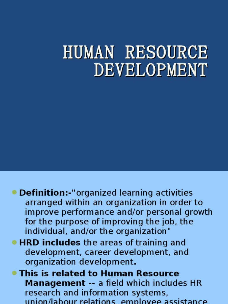 Human Resource Development PDF Performance Appraisal Competence