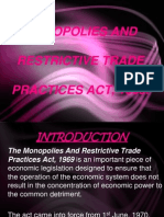 MRTP Act N Competitive Act