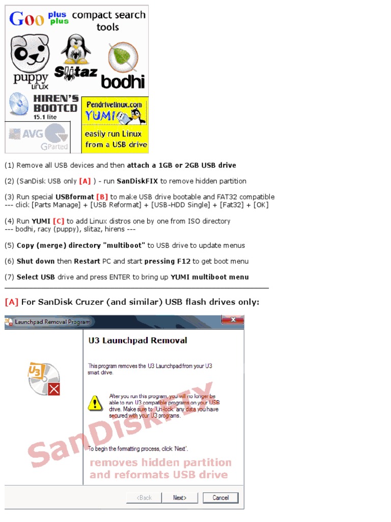 Create a Multiboot USB Drive Guide | PDF | Games & Activities ...