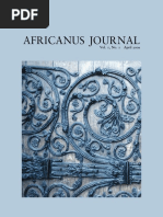 Download Africanus Journal Volume 1 No 1 by Gordon-Conwell Theological Seminary SN24949866 doc pdf