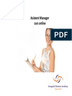 Asistent Manager - Tema 2