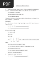 Extended State Observer Based Controller