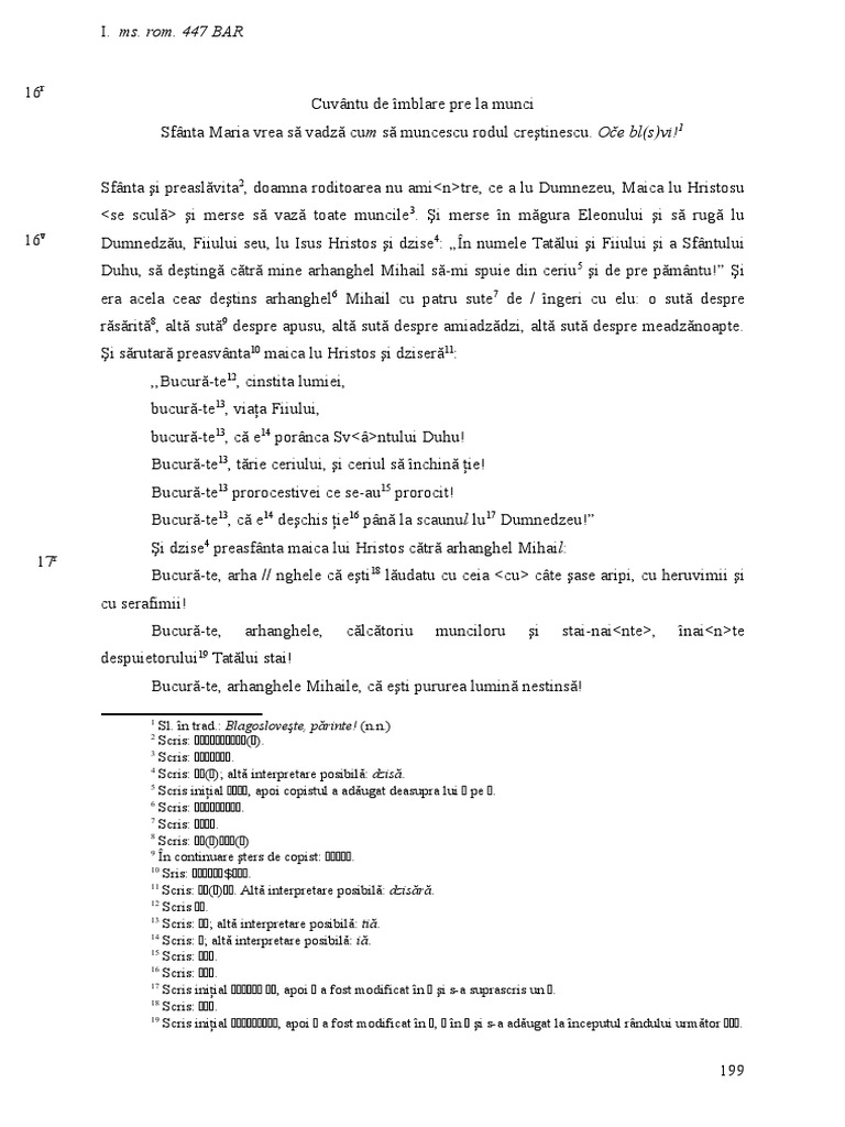 Anexa 1 Codex Sturdzanus | PDF