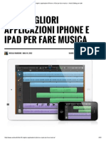 Le 22 Migliori Applicazioni Iphone e Ipad Per Fare Musica - Audio Editing Per Tutti