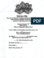 Kids Care Club Flyer
