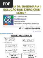 Solução Da Série 1 de Exercícios
