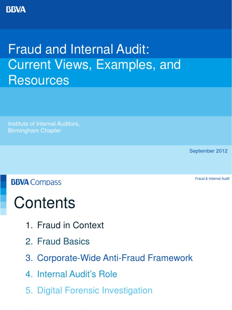 Fraud and Internal Audit Insights | PDF | Internal Audit | Digital ...