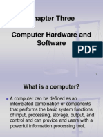 Chapter Three Computer Hardware and Software