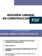 Regimen Laboral Construccion Civil 2009 - 2010