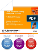 Citrix Access Gateway 7-0 Enterprise Edition - Technical Presentation Englisch