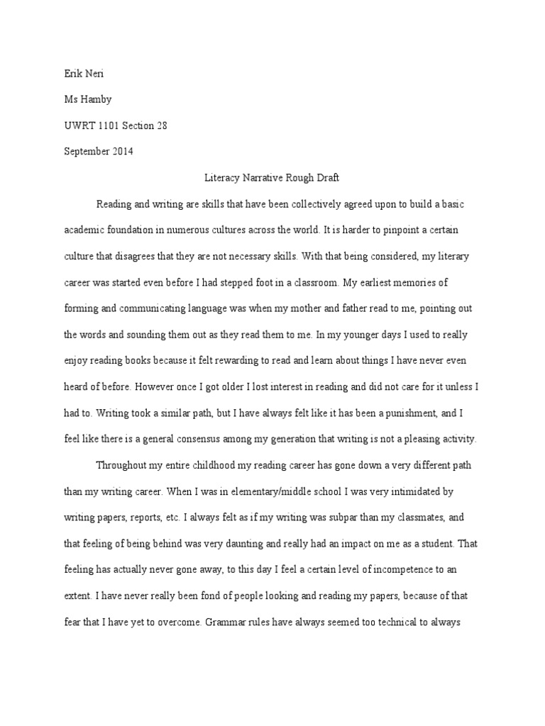 Reading process essay picture