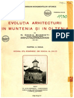 Buletinul Comisiunii Monumentelor Istorice 1930 Anul XXIII Ghika Budesti