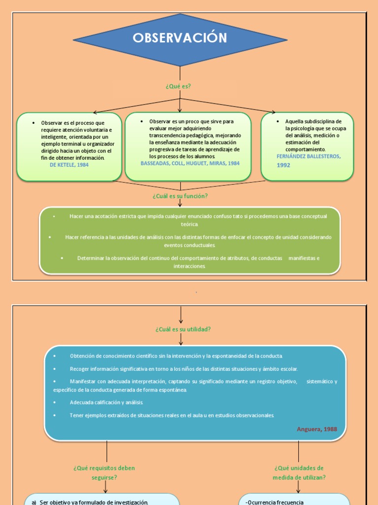 Cuadro Sinoptico Observación Comportamiento
