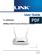 Tl-wr842nd v2 User Guide