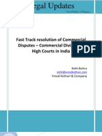 Fast Track Resolutions of Commercial Disputes
