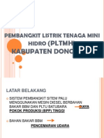 Pembangkit Listrik Tenaga Mini Hidro (PLTMH)