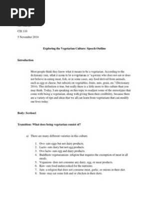 speech outline