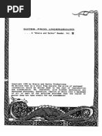 Notes From Underground