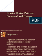 Reactor Design Patterns: Command and Observer: © 2007 Pearson Education, Inc. Publishing As Pearson Addison-Wesley