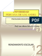 Rendimiento Escolar