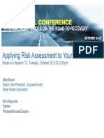 Applying Risk Assessment to Your Audit Plan - Rich Reynolds