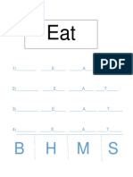 word study eat across