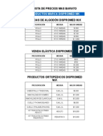 Lista - Precios 2014 Yolanda