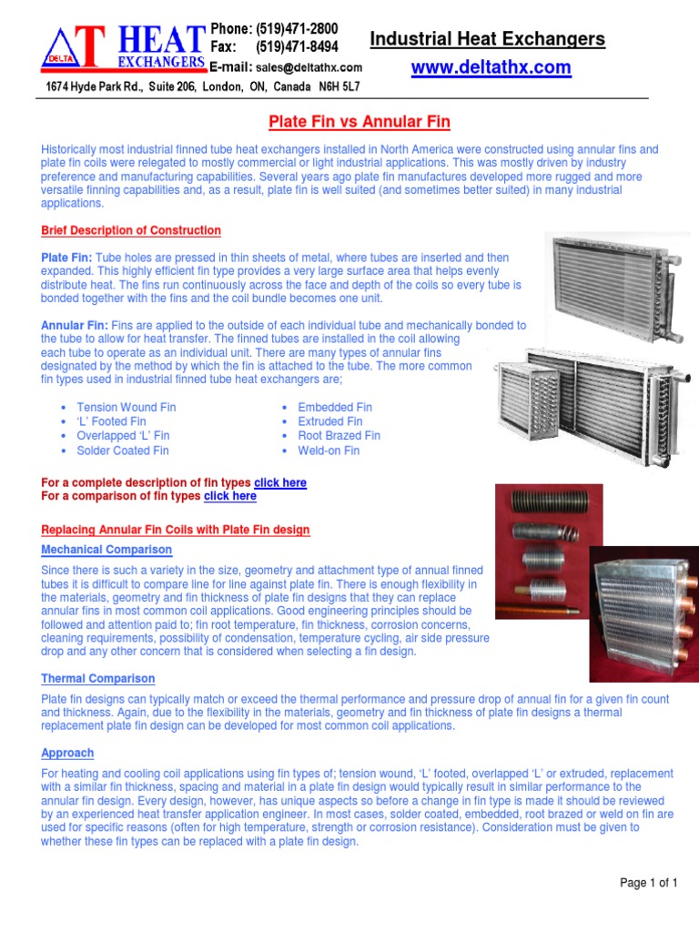 Plate Fin vs Annular Fin Heat Exchanger Vacuum Tube