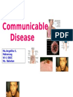 Communicable Disease: Ma - Angelika S. Mabansag Vii-1 Ebec Ms. Rabatan
