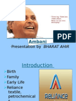 Biography of Dhirubhai Ambani