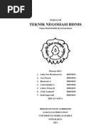 MAKALAH Teknik Negosiasi Bisnis Kel 4