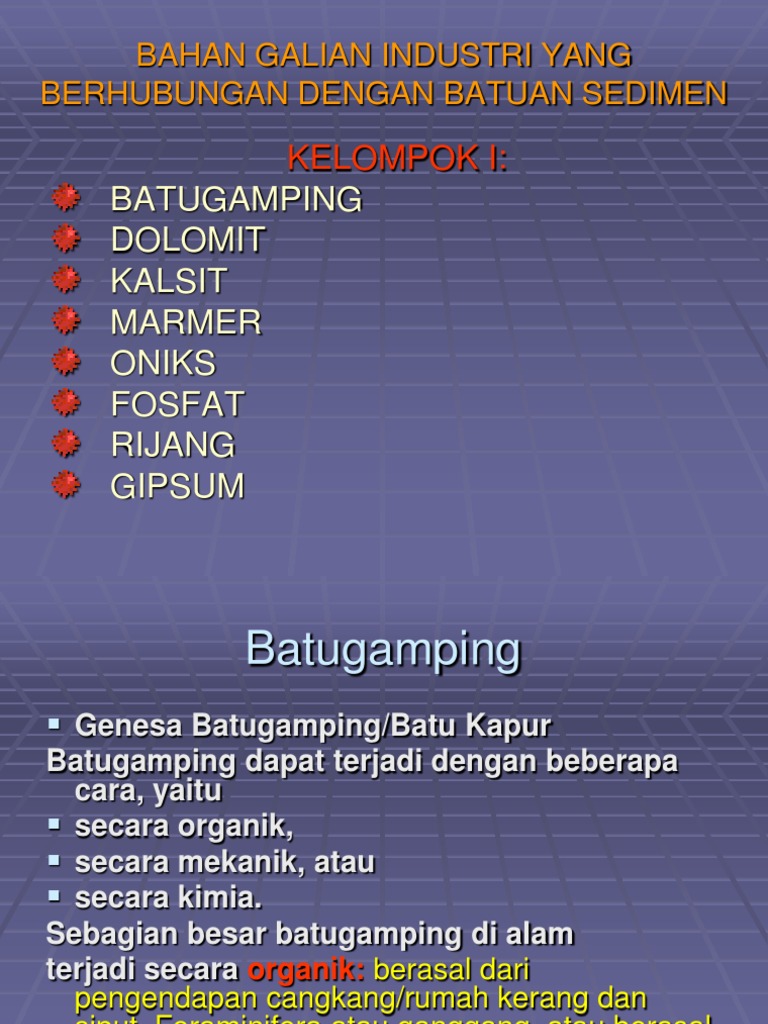 Klasifikasi dan Genesa Batugamping | PDF | Ilmu Sosial