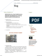 Mengelola Dan Menjaga Sistem Kearsipan Untuk Menjamin Integritas