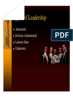 Types of Leadership Styles and Their Impact in Education