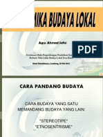 Budaya Lokal Panorama 2013