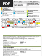 Training Calendar Jan 2012-Mar 2012