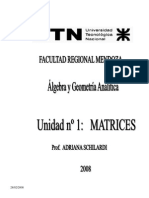UTN - Álgebra y Geometría Analítica