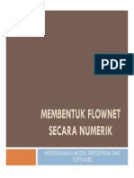 Membentuk Flownet Secara Numerik