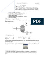 Control System Development With HYSYS