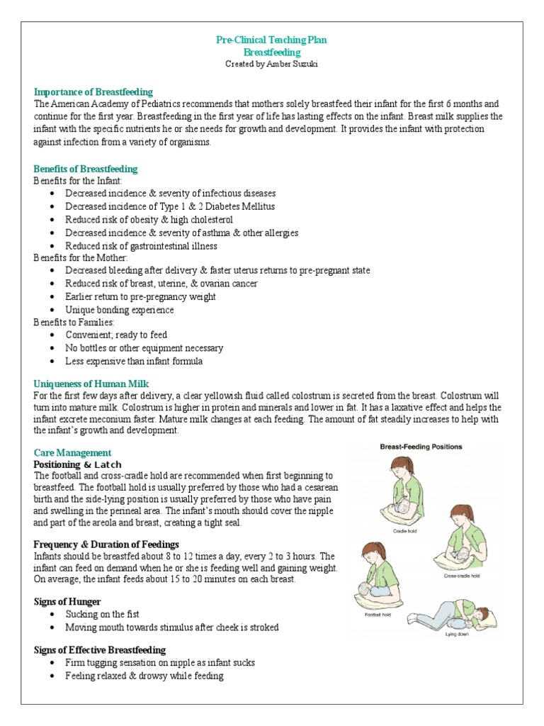 clinical-week-3-teaching-plan-breastfeeding-breastfeeding-motherhood