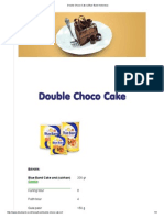 Double Choco Cake - Blue Band Indonesia