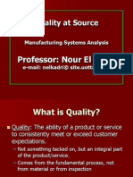 Quality at Source