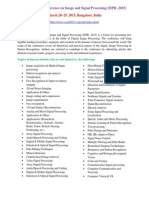 International Conference On Image and Signal Processing (ISPR - 2015)