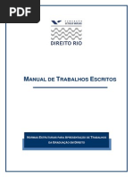 TCC- Manual de Trabalhos Escritos